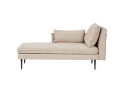 Chaise longue BELIANI Yerres de Poliéster Beige 168x87x79