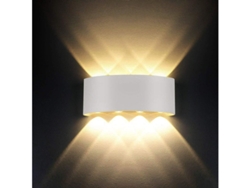 2026-lámpara De Pared Led 8w Blanco Cálido 3000k Aluminio Moderna Ip65 Para Salón Dormitorio Pasillo Cocina clase Energética F