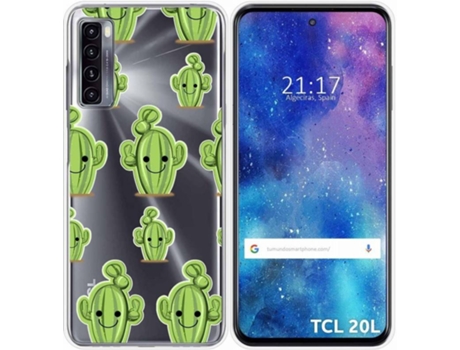 Carcasa TCL 20L / 20L+ TUMUNDOSMARTPHONE Cactus Multicolor