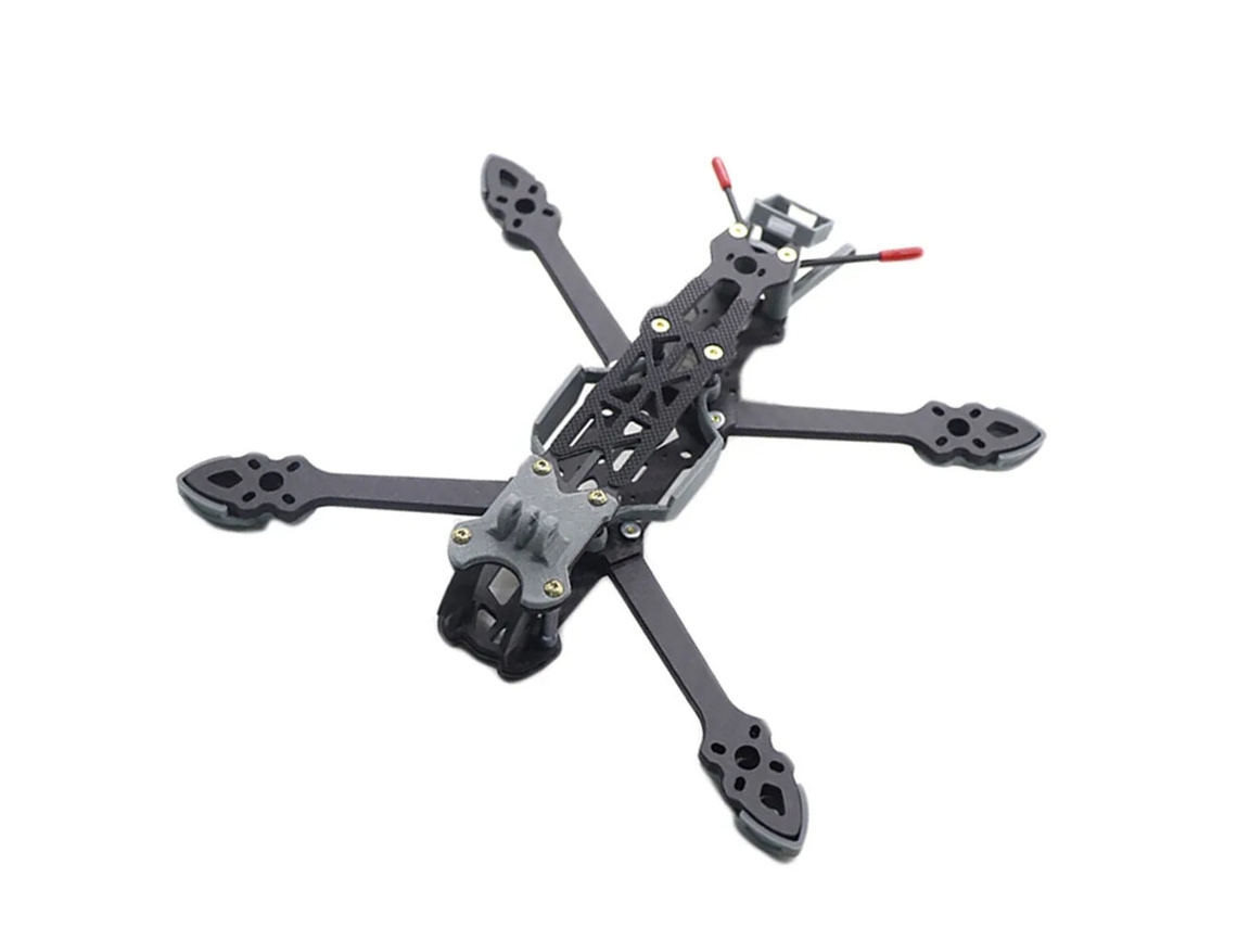 Kit De Chasis De Fibra De Carbono Hskrc Mak4 De 7 Pulgadas (295 Mm) Con Brazo De 5 Mm De Grosor Para Dron De Carreras Fpv Rc De Largo Alcance Diy.