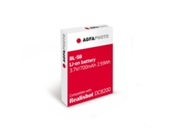 Batería de iones de litio Agfa Photo Bl 5b compatible con la cámara compacta Agfa DC8200 Agfaphoto