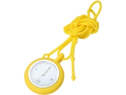 Reloj Cuarzo Redondo Enfermera Correa Silicona Amarilla Pequeño Colgante Mujer Llevar Alrededor Cuello