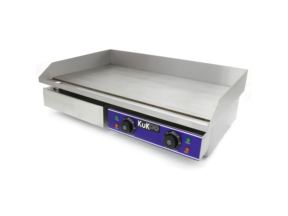 Asador eléctrico de cocina Kukoo de acero inoxidable de 70 cm, Meta-Roaster Monstershop