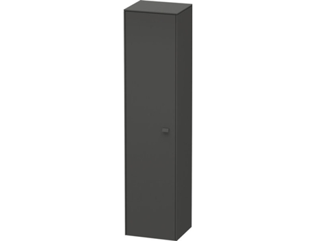 Armario DURAVIT Brioso alto 177,0x42,0x36,0 cm 1 puerta abatible a la izquierda 1 balda de madera 3 baldas de cristal