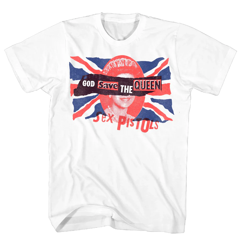 Sex Pistols God Save The Queen T-shirt Unisex Rockinstone Size:xl