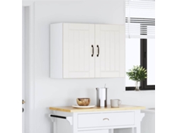 Armario De Pared De Cocina Lucca Madera Ingeniería Blanca