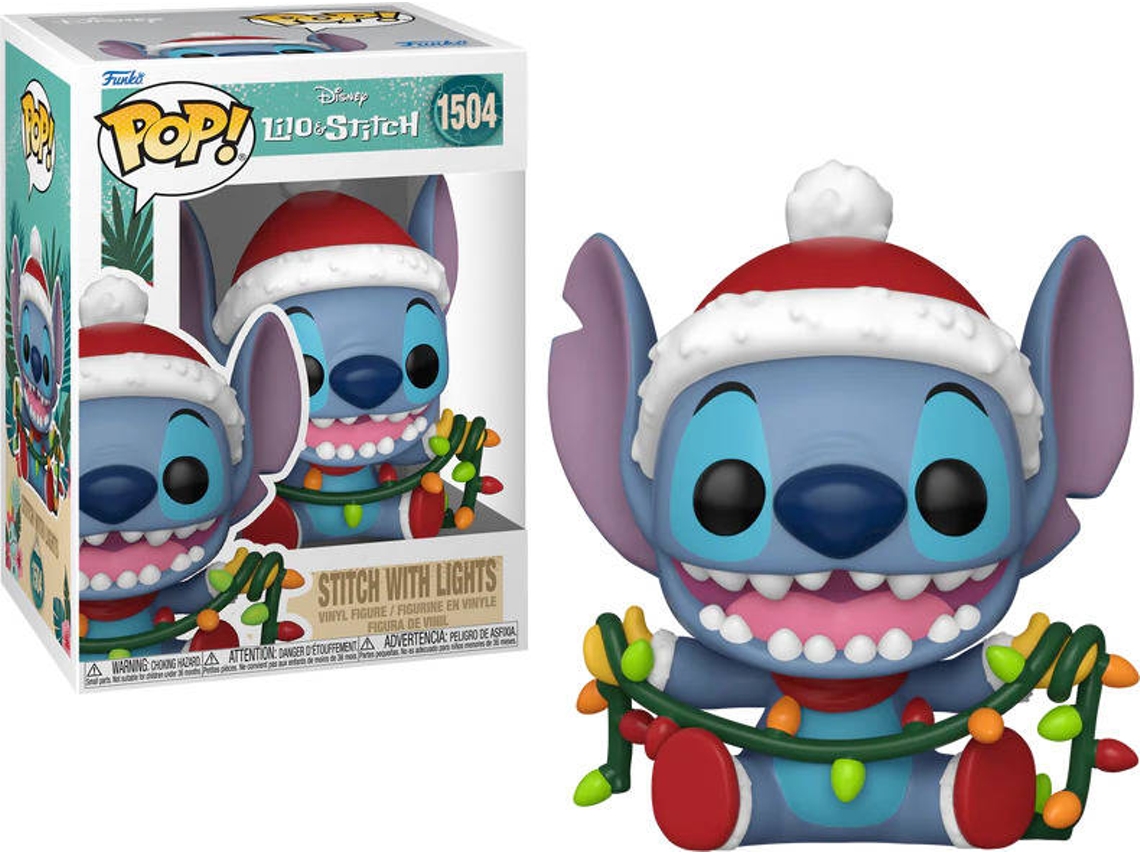 Figura FUNKO Pop! Disney: Stitch Holiday - Stitch con Luces