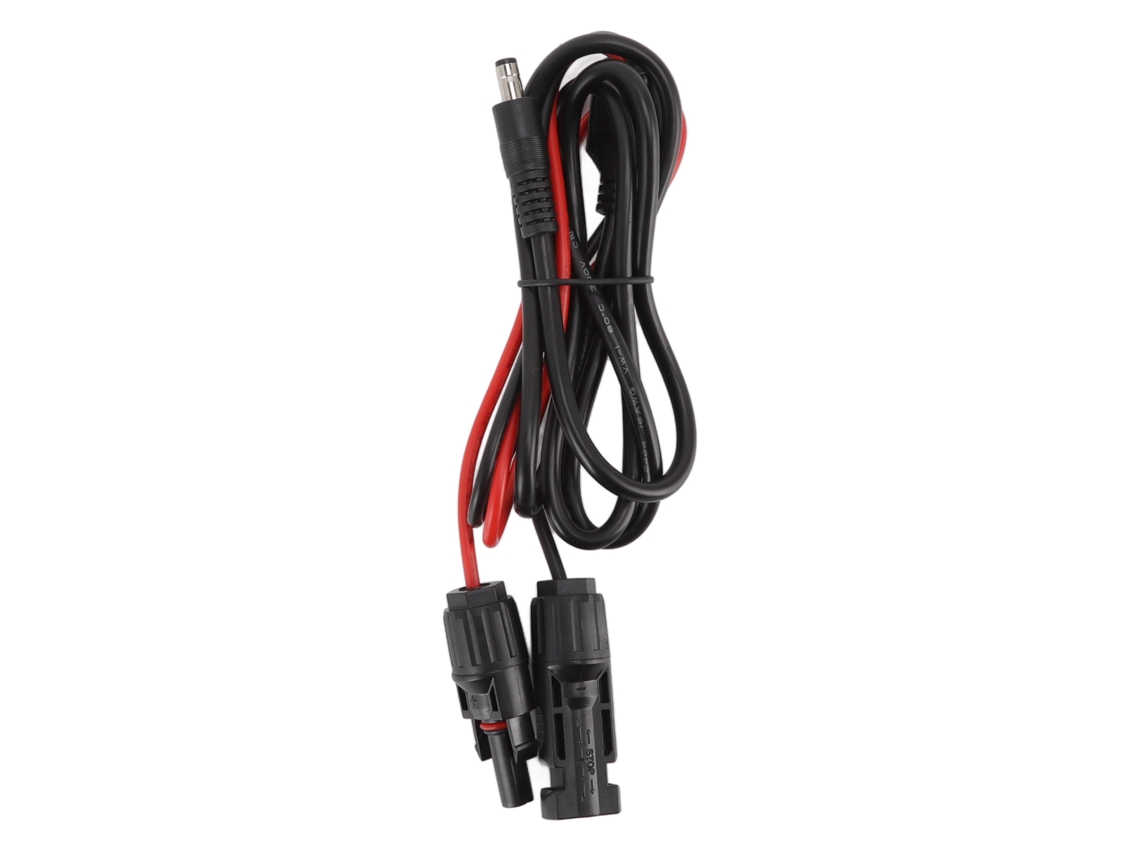 Cable Adaptador Para Panel Solar De 16 Awg A Cc De 5,5 Mm Macho Con Conector De Extensión