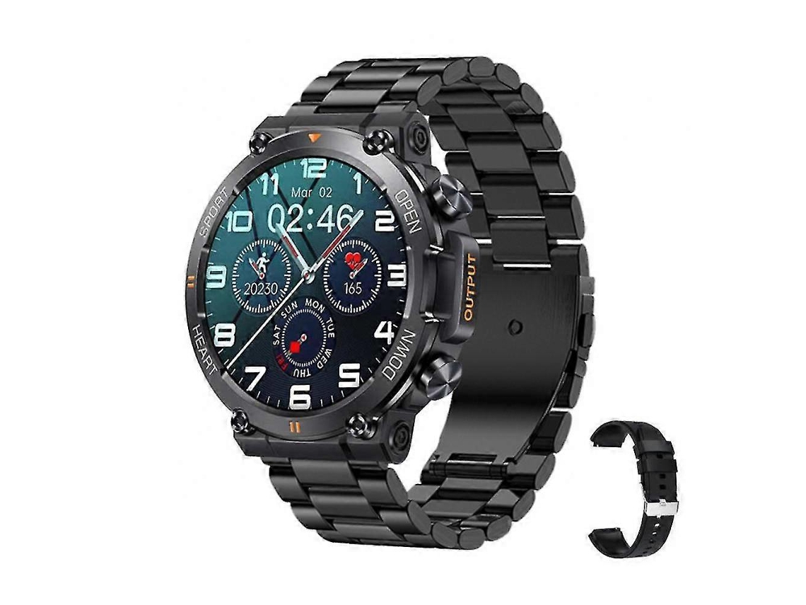 Reloj inteligente K56 Pro para hombre con conectividad Bluetooth 5.0, monitorización de frecuencia cardíaca y diseño de estilo empresarial Ly Ebike