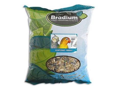 Alimentación para Pájaros BRADIUM Mezcla Agapornis y Cacatúas (4 Kg)
