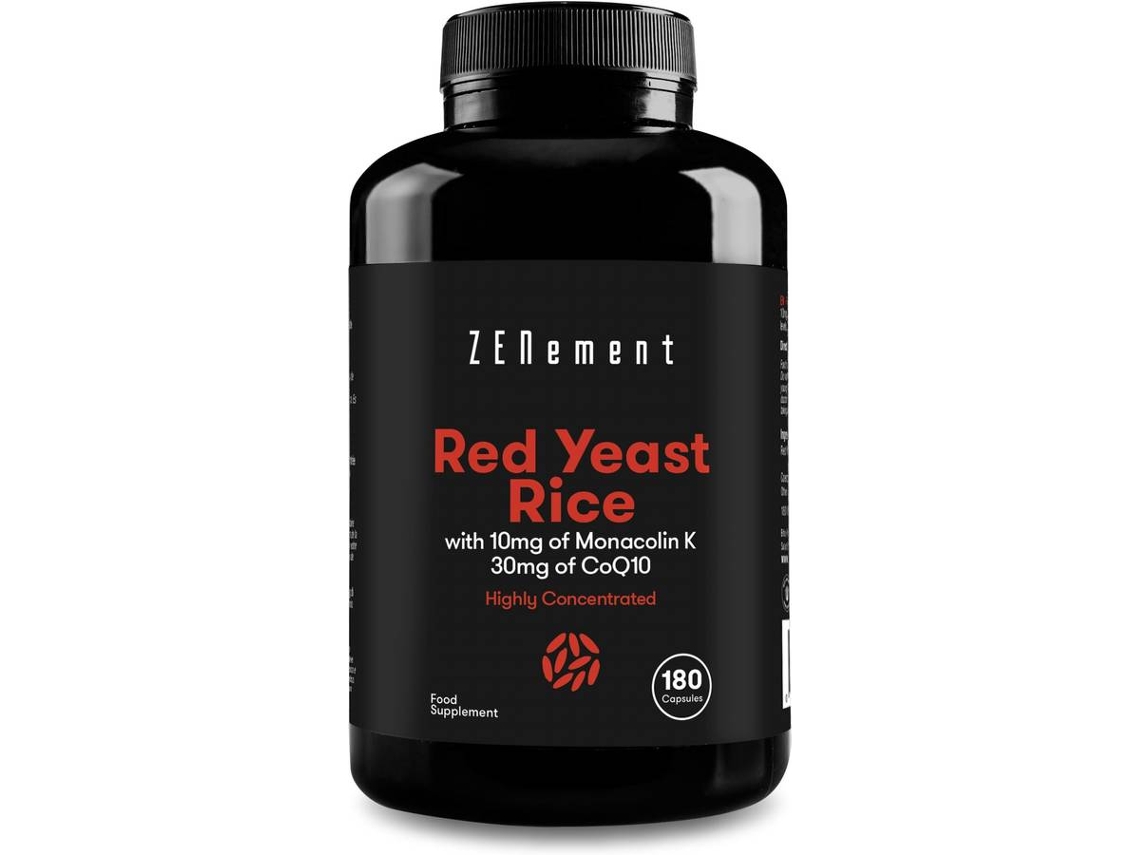 Complemento Alimentar ZENEMENT Levadura Roja de Arroz concentrada (180 Cápsulas)