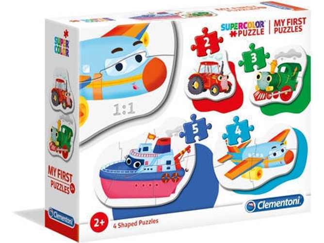 Puzzle CLEMENTONI Meios de Transporte (6 Piezas)