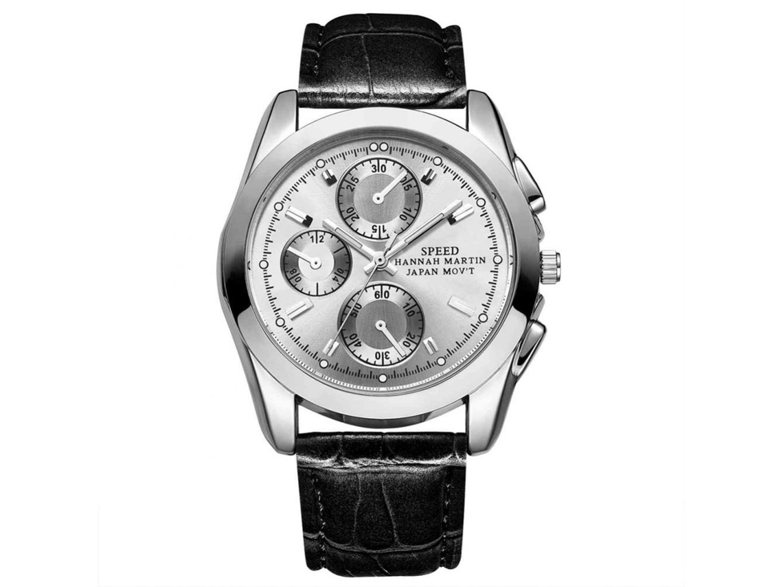 Reloj Hombre Hannah Martin Impermeable Moda Pulsera Ajustable Casual (bn01-bh)