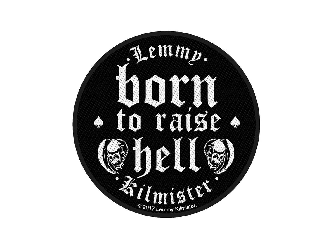 Parche para Chaqueta ROCK OFF Lemmy Born To Raise Hell