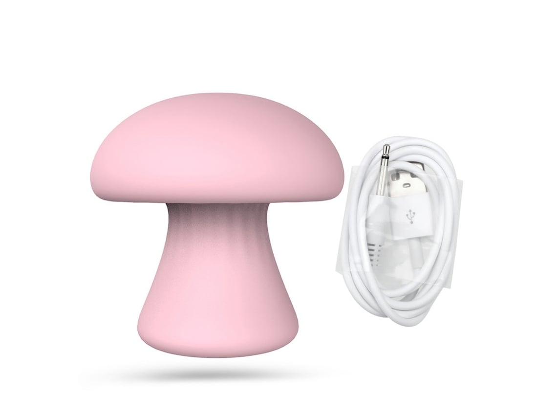 Vibrador Masajeador de Setas Pequeño con 9 Modos de Vibración para Adultos Rosa DIGITALLAB