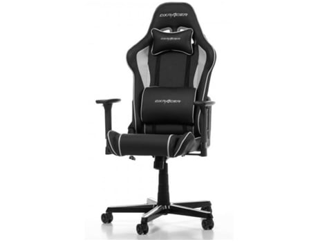 Silla Gaming DXRACER Prince Series P08-PC (Hasta 150 kg - Elevador a Gas Clase 4 - Negro)