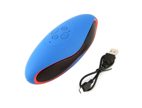 Altavoz Bluetooth Mini Tarjeta TF Inalámbrica Portátil Compatible Azul Rojo