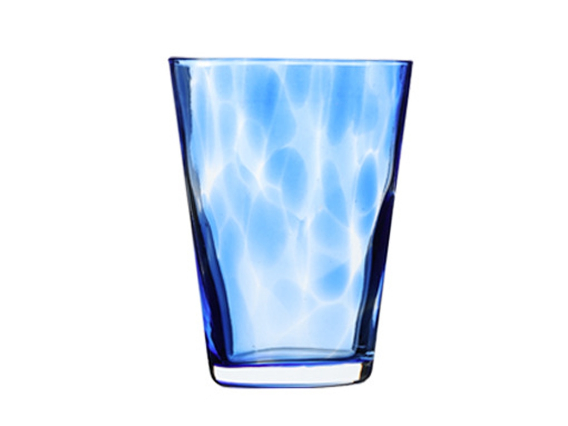 Taza de agua de cristal con lunares de 350 ml, vaso de cristal de colores, taza de café con leche JEIIBRZUI