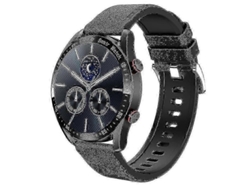 Reloj inteligente deportivo impermeable para hombre con Bluetooth, llamadas, reproductor de música, correa de acero inoxidable, Ly Ebike (2023)