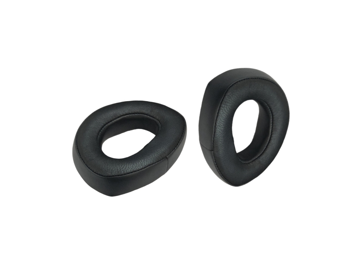1 par de almohadillas de piel de oveja para Sennheiser HD700 Negro