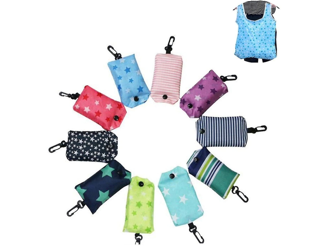 bolsas de compra plegables portátiles y reutilizables para compras, uso al aire libre y camping GOKOCO