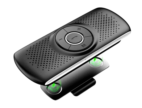 Altavoz de coche con clip de visera Bluetooth manos libres inalámbricos sonido estéreo mejorado bajo/micrófono incorporado/reproductor de tarjeta T...