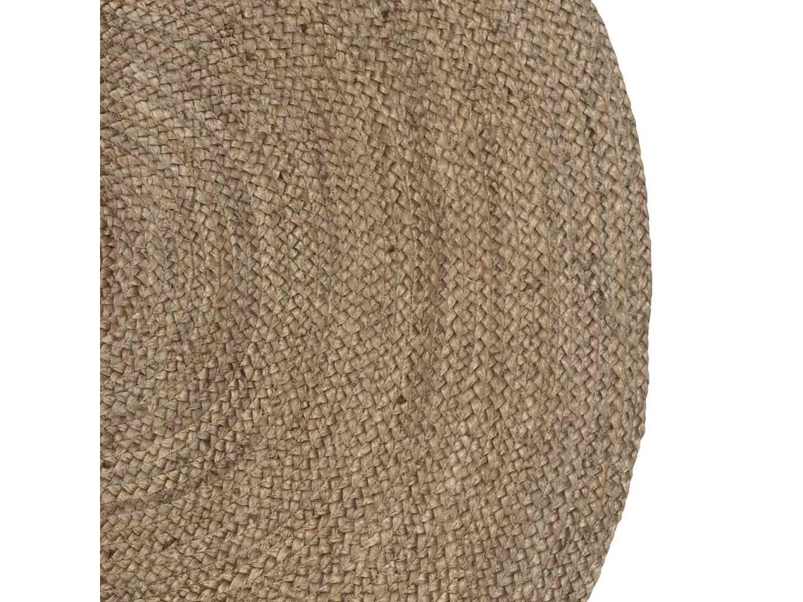 Alfombras De Área Ovalado Gris 205 X 305 Cm Yute