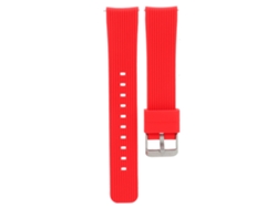 Reloj De Cuarzo De Moda Para Hombre Y Mujer Con Correa De Gel De Sílice Para Samsung Galaxy Sm-r810 R800 K096-h Negro