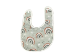 Baberos suaves para recién nacidos y niños pequeños, delantal con babero, baberos en forma de U, paño para eructar, baberos resistentes y absorbentes
