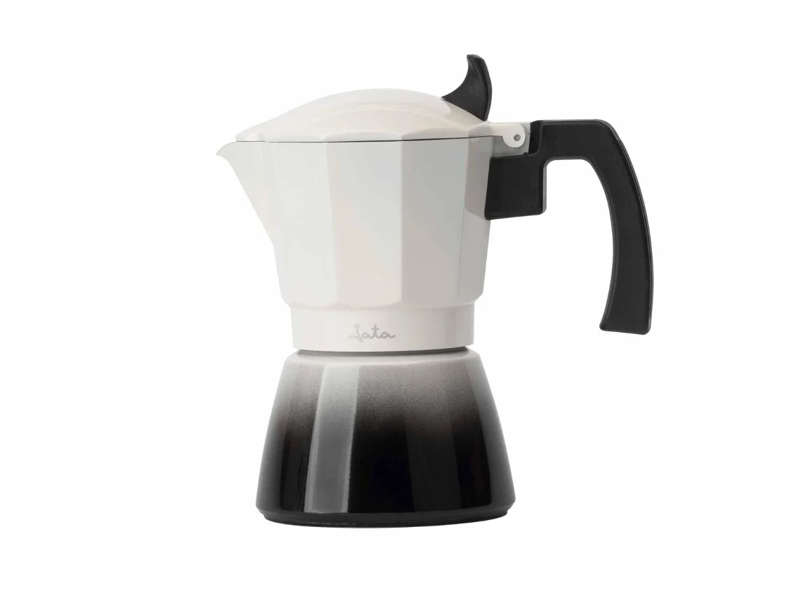 Jata Hcaf2409 Cafetera Italiana, Crema, Aluminio, 9 Tazas, VETONEK