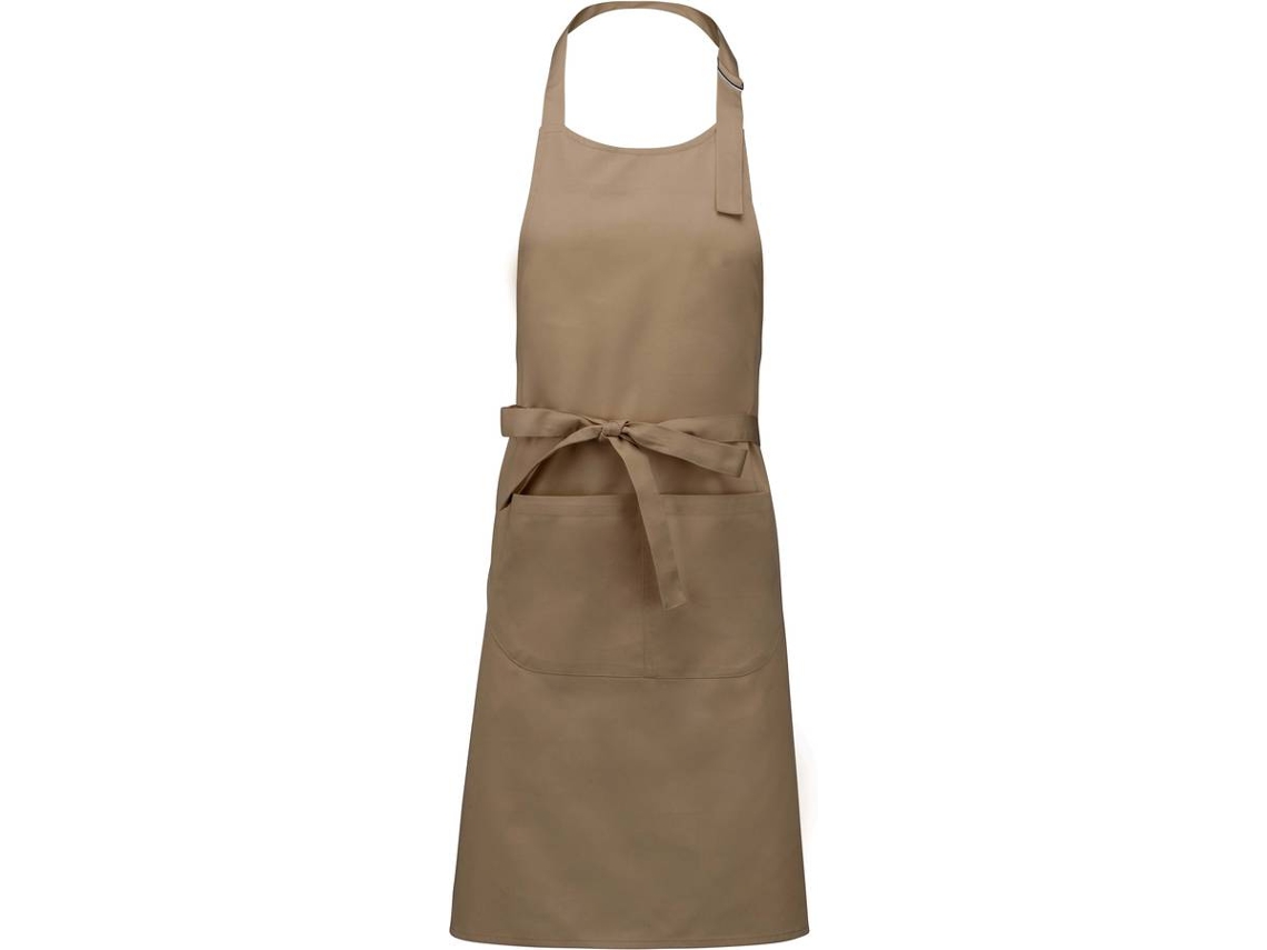 Delantal KARIBAN con Bolsillo (Marrón - Poliéster - 90 x 31.5 cm)