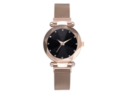 Reloj De Pulsera De Cuarzo Para Mujer Con Correa De Aleación, Estilo Moderno (dorado)