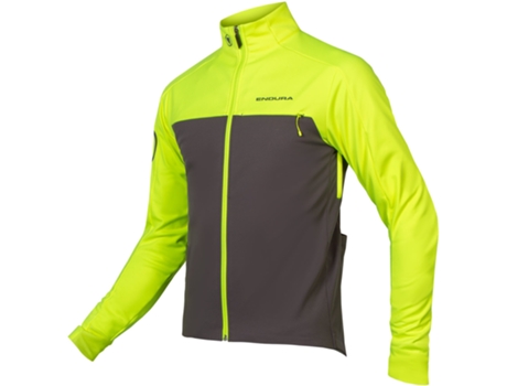 Chaqueta ULD Manga Tran Pirable Polie Microfibramanga Licra Amarillo Fluo Negro (XXXL)