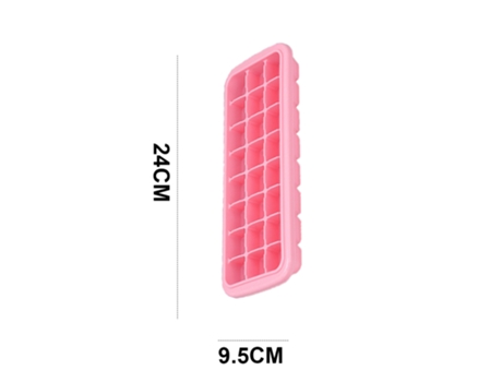 Bandejas para cubitos de hielo con tapa, ideales para whisky, cócteles, sopas, comida para bebés y golosinas congeladas (rosa)