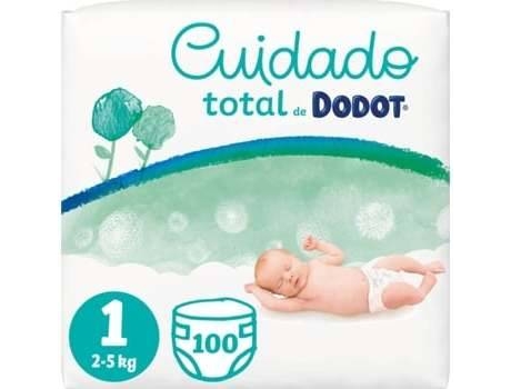 FRALDA DODOT CUIDADO TOTAL T1 100 (2X50)