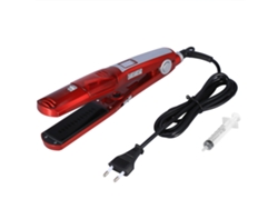 Plancha De Pelo Kemei Con Pantalla Led De Temperatura, Herramienta De Alisado Y Peinado Eléctrico