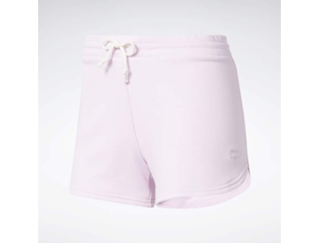 Pantalones Cortos de Mujer REEBOK French Terry Sho Rosa (S)