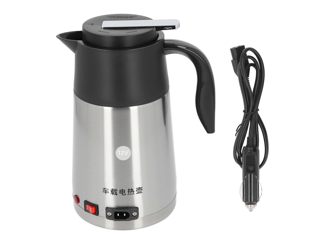 Hervidor Eléctrico Portátil De Acero Inoxidable De 12 V Para Coche Con Gran Capacidad Y Calentamiento Rápido.