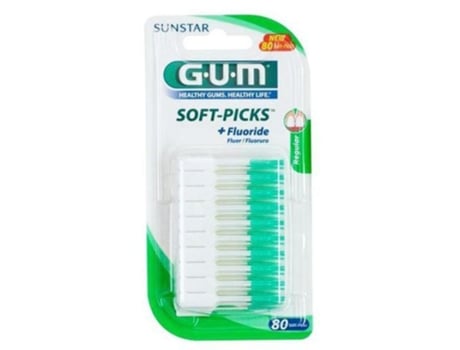 Sunstar Gum Soft-Picks Original Con Fluor Regular 632 80 Unidades