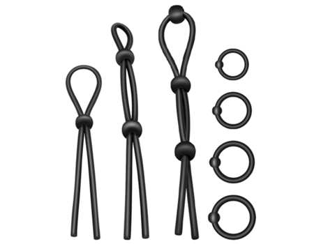 Estimulador Addicted Games Anillo Silicona Flexible Set 7 Piezas