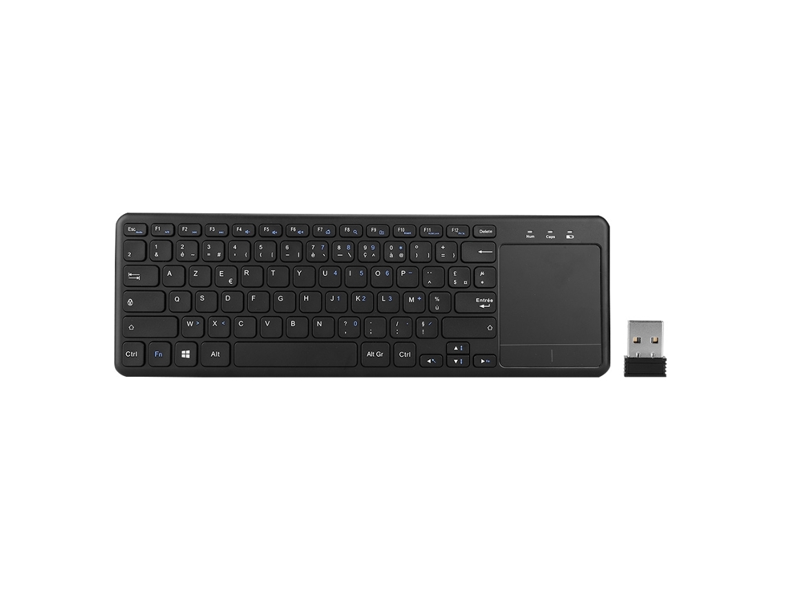 Clavier Inalámbrico Francés 2.4g Con Touchpad Para Uso Portátil En Oficina Y Oficina Doméstica