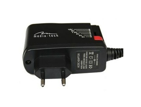 Cargador de Pared MEDIA TECH MT6267 (Negro)