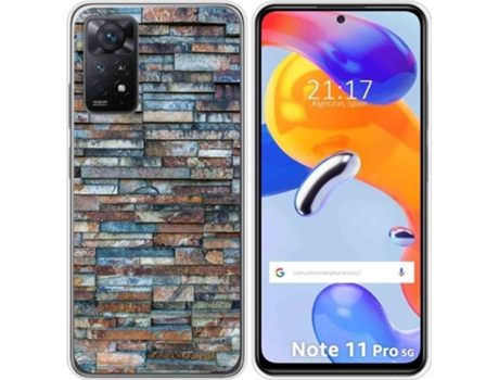 Carcasa Xiaomi Redmi Note 11 Pro TUMUNDOSMARTPHONE Dibujos Ladrillo 05 Multicolor