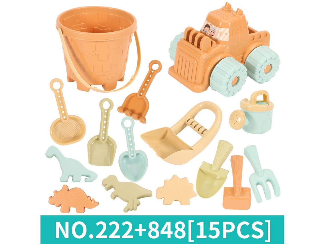 Conjunto De Brinquedos De Praia Yuysan De 15 Peças (222+848)