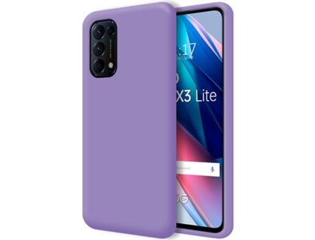 Carcasa Oppo Find X3 Lite 5G TUMUNDOSMARTPHONE Silicona Líquida Morado