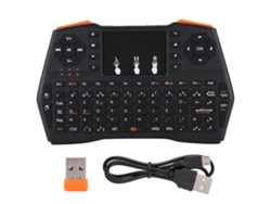 Teclado inalámbrico con panel táctil multifuncional