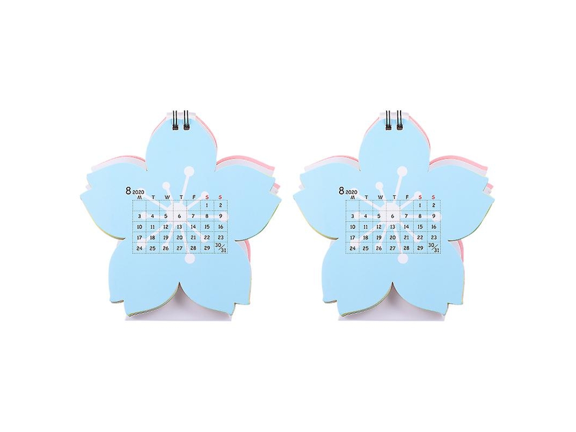 1 juego mini calendario de mesa ALLINLESS