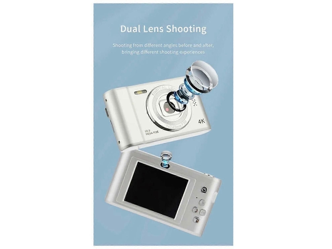 Cámara digital HD 1080p TAISHENGDA para niños, videocámara compacta, minicámara para principiantes en fotografía y selfies, color negro.