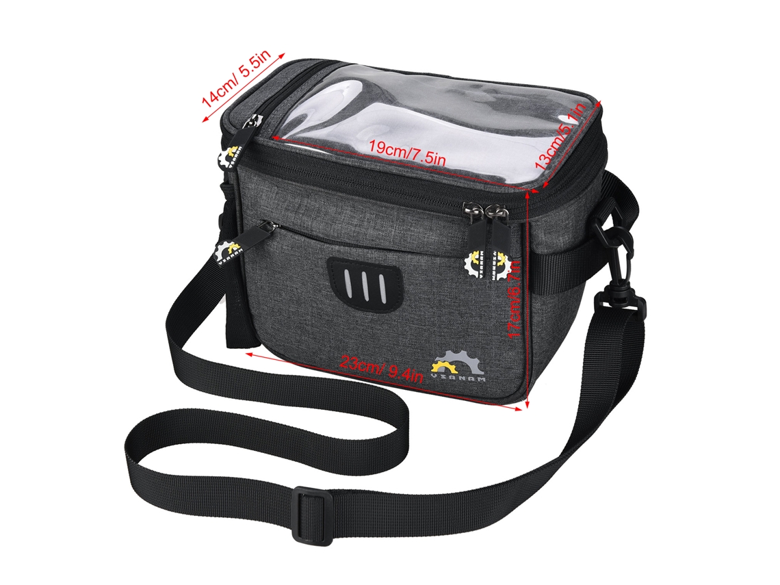 Bolsa Para Bicicleta Con Malla Táctica, 3l, Impermeable, Soporte Para Manillar Con Franjas Reflectantes, Accesorios Para Ciclismo.