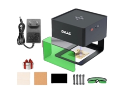 Mini grabador láser portátil, área de grabado de 80 x 80 mm, compatible con múltiples materiales, dispositivo inteligente, DJ6 OEM (enchufe UE)